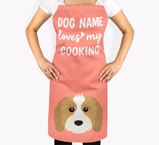 Loves My Cooking: Personalised {breedFullName} Apron